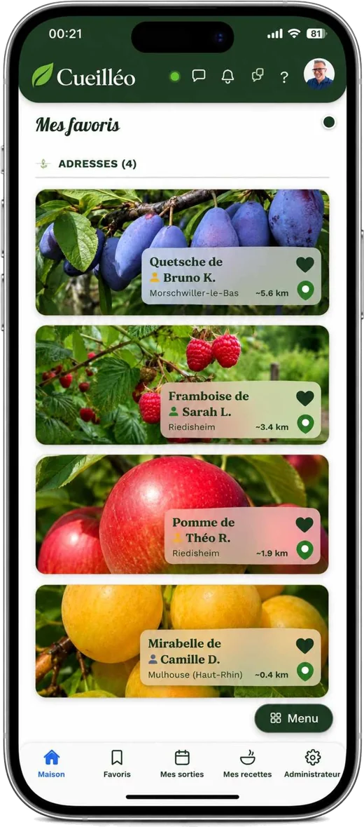 Cueilléo : mes adresses favorites